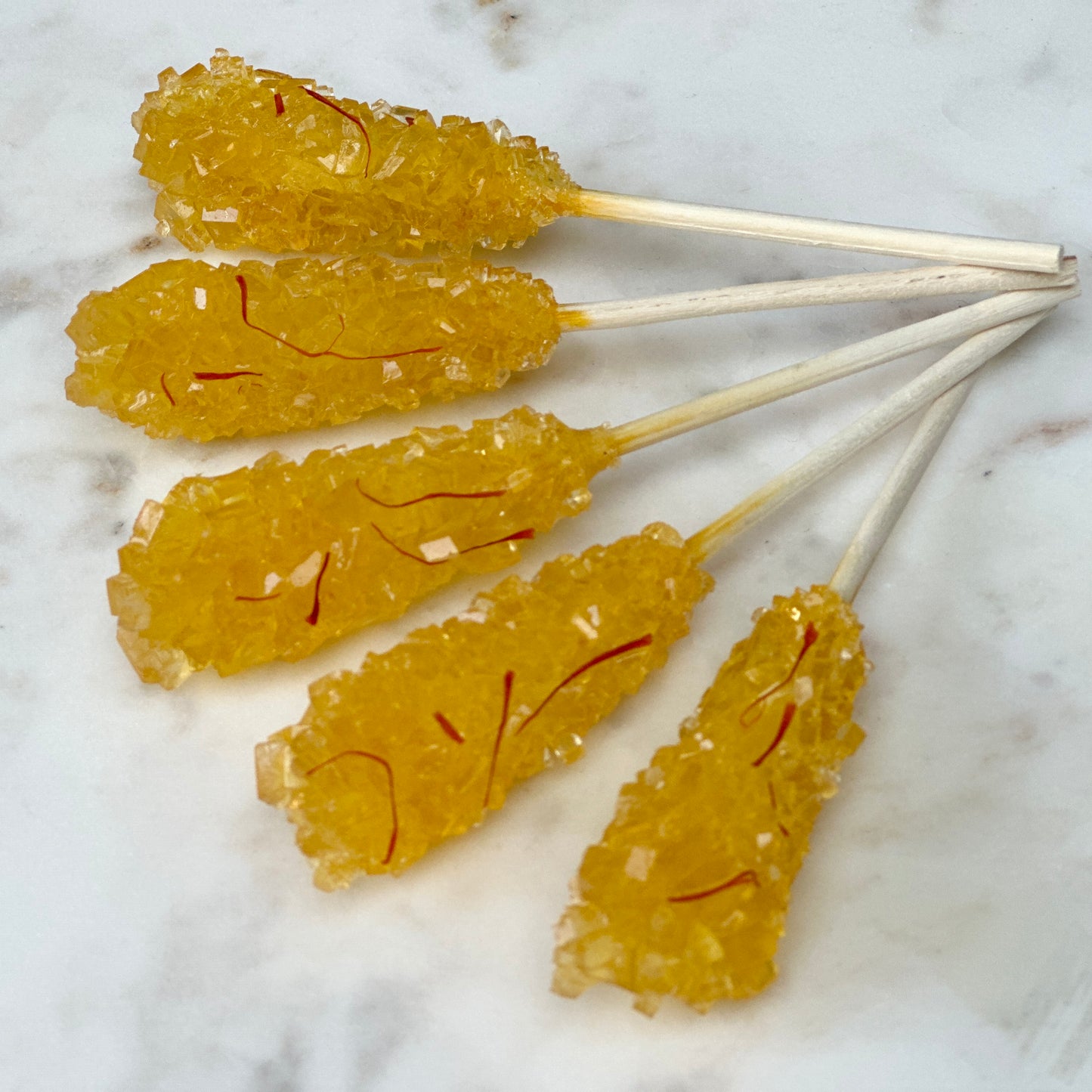 Saffron Rock Candy Sugar | Swizzler Stick