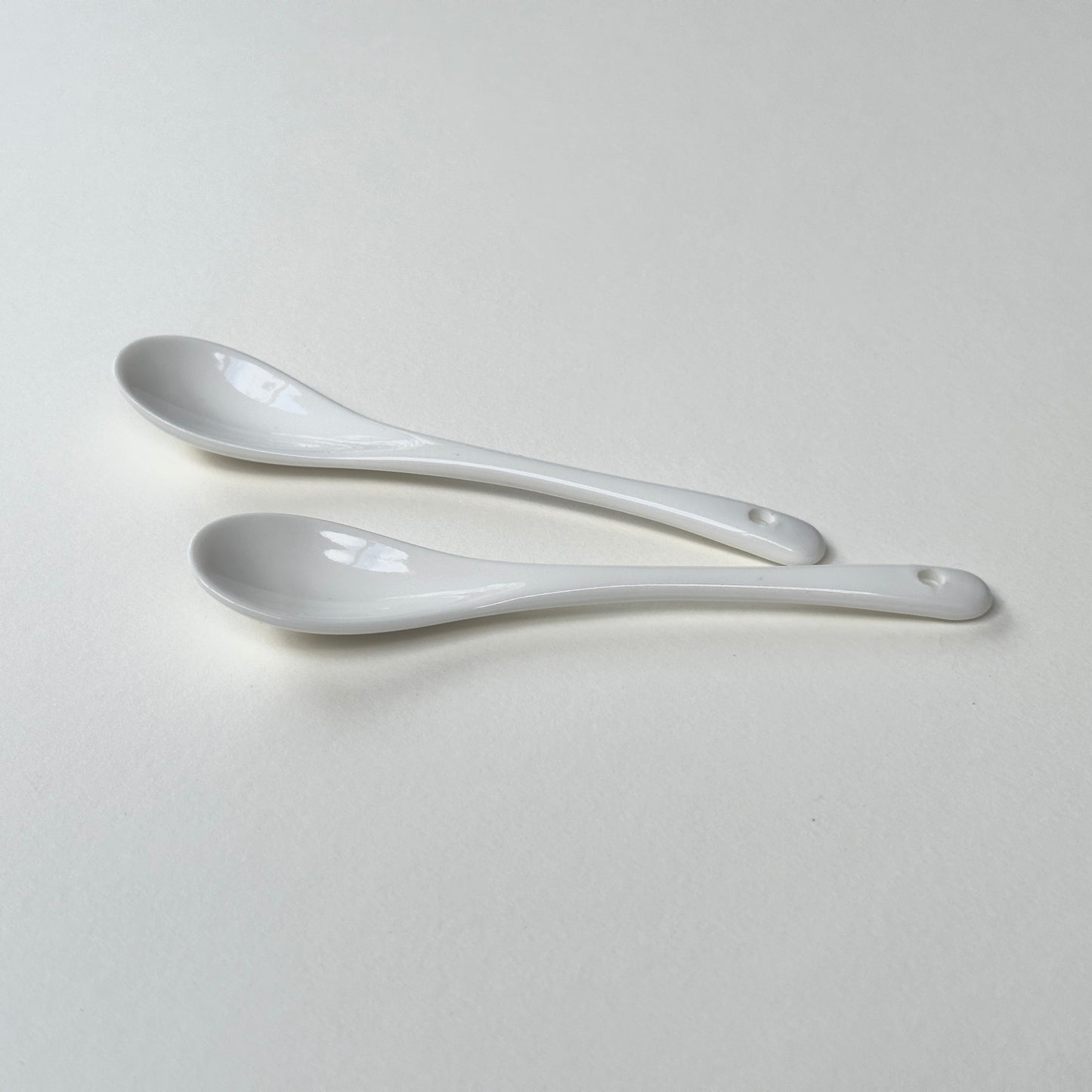 Minimalist Porcelain Spoon for Jam & Honey